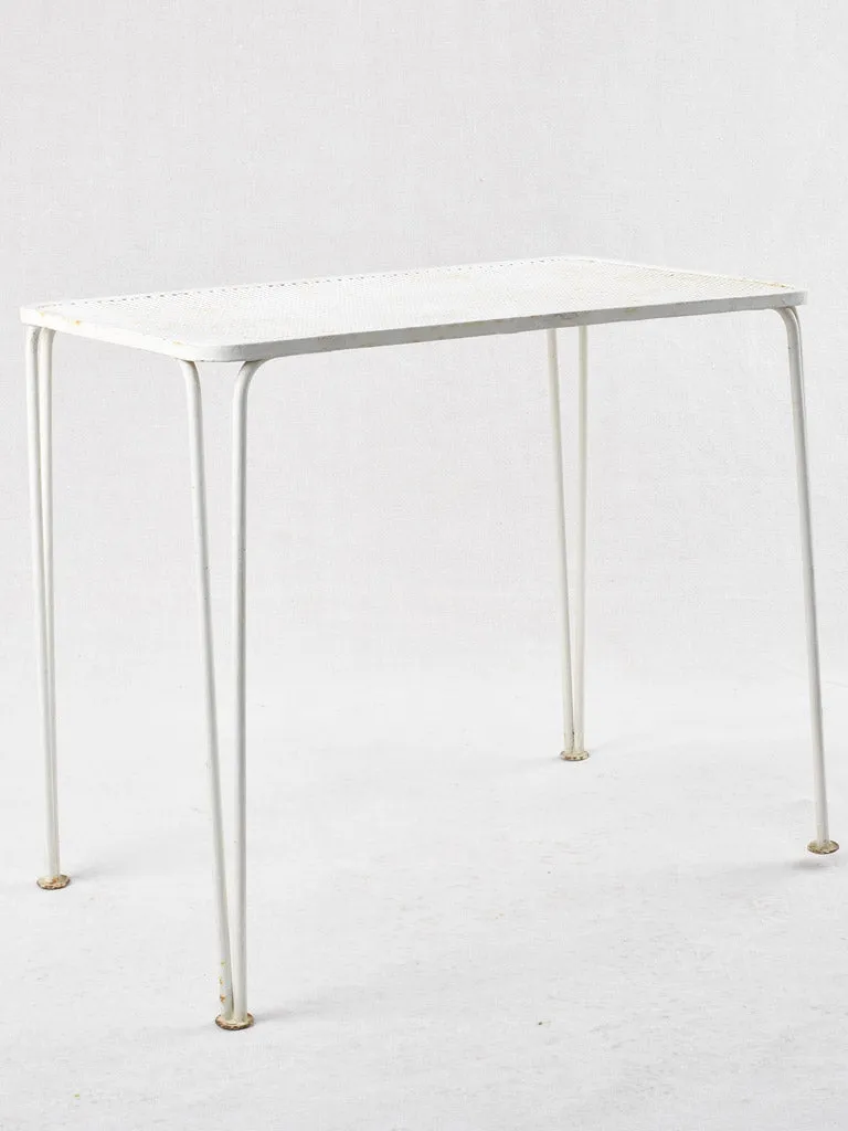 4 vintage nesting side tables
