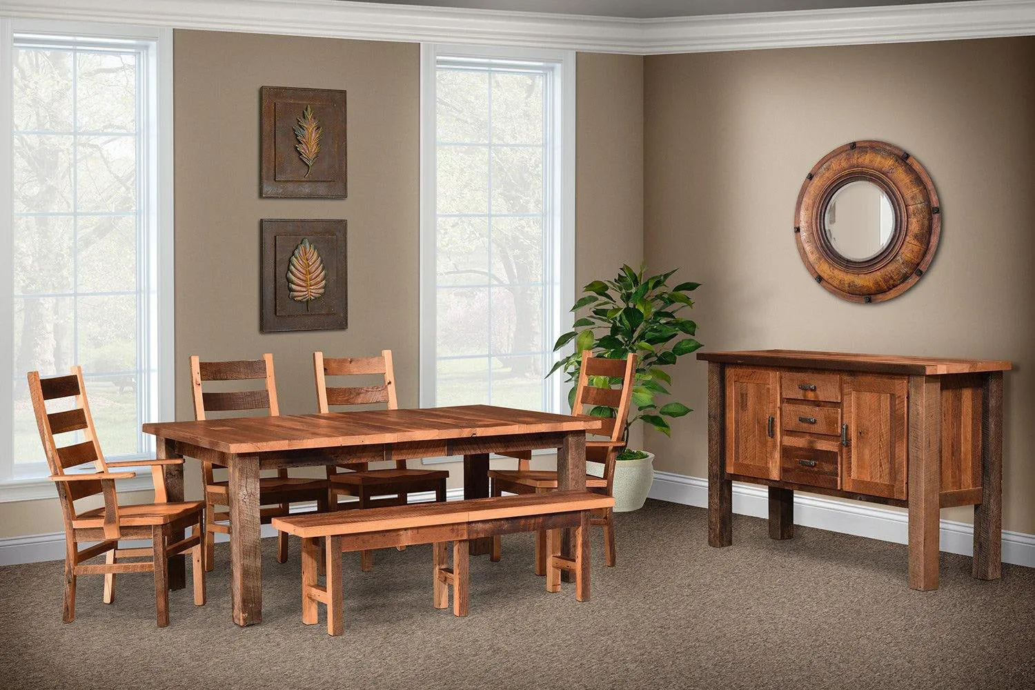 Almanzo Amish Reclaimed Wood Dining Collection