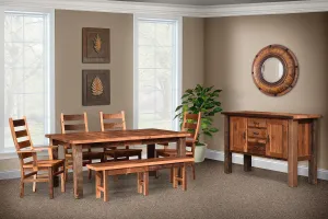 Almanzo Amish Reclaimed Wood Dining Collection