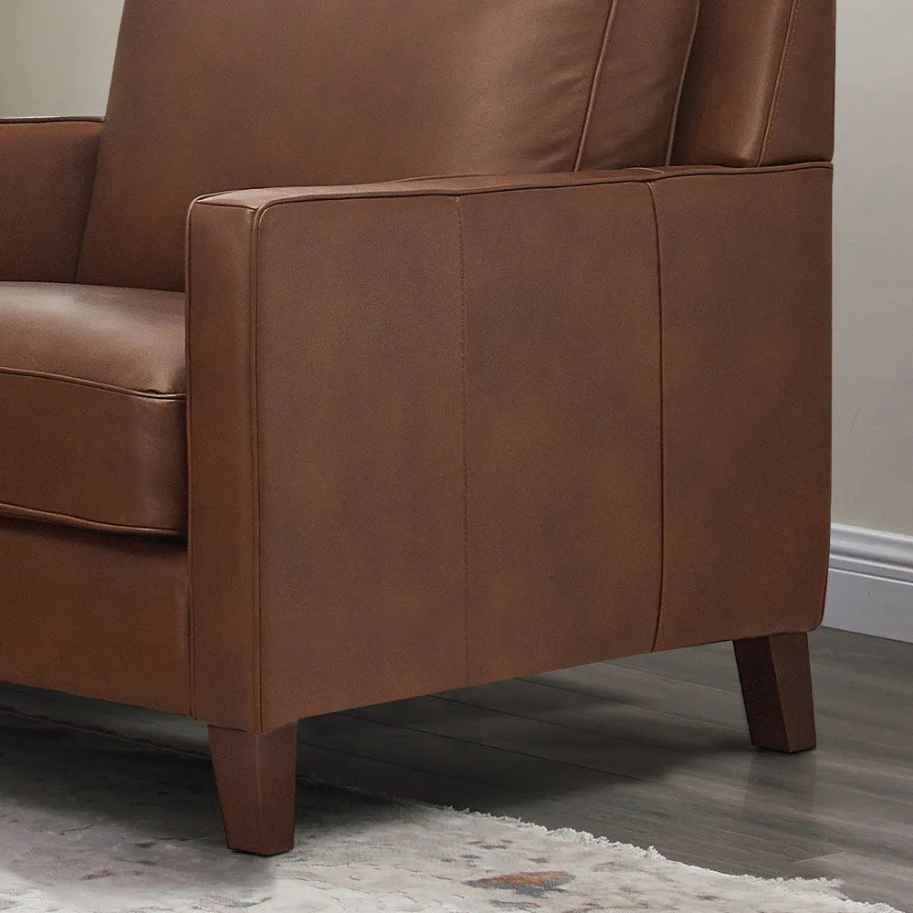 Ashby - Leather Chair - Pecan by Couch.com