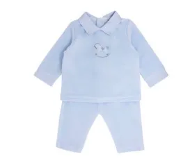 Blues Baby Rocking Horse Velour 2Pc Set