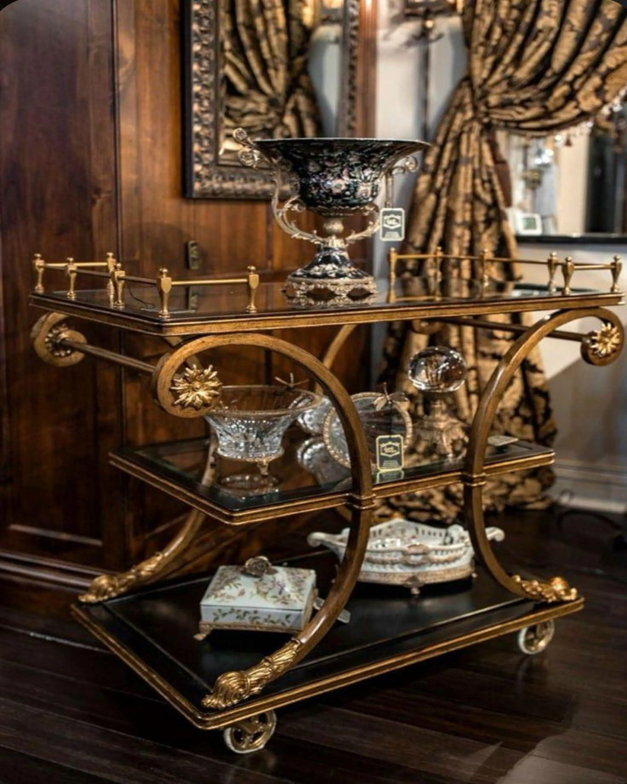 Butler Wine Serve Cart