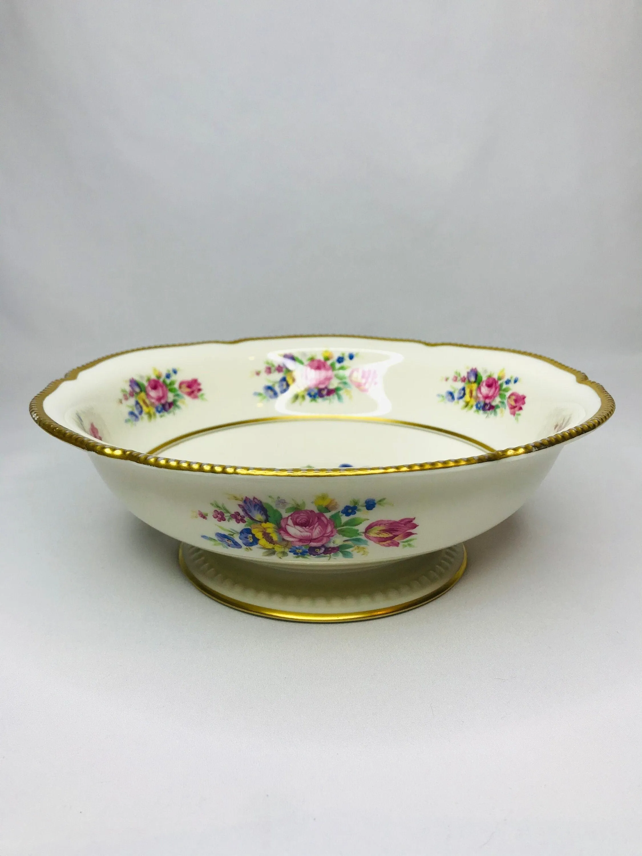 Castleton china castleton rose vegetable bowl