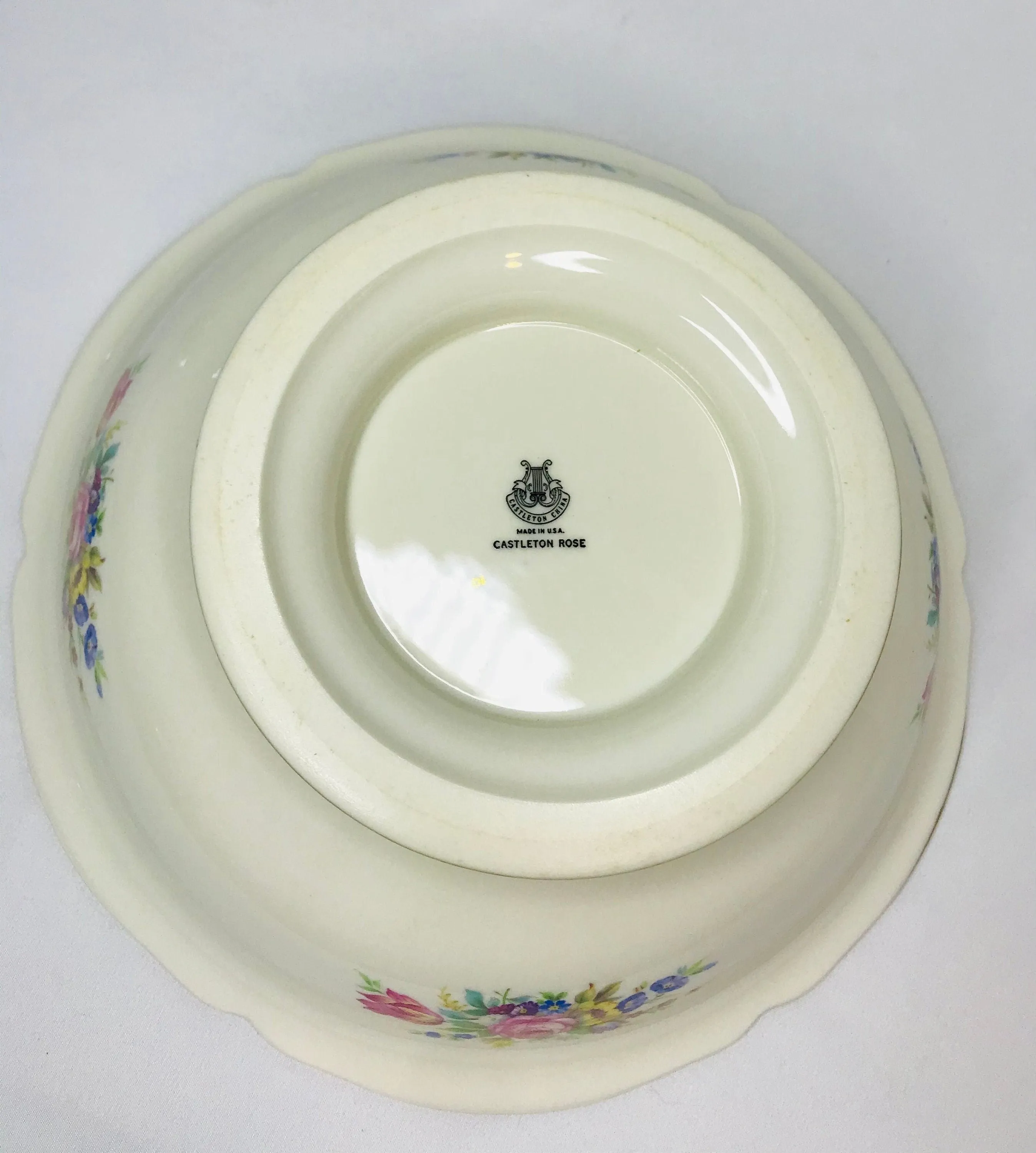 Castleton china castleton rose vegetable bowl