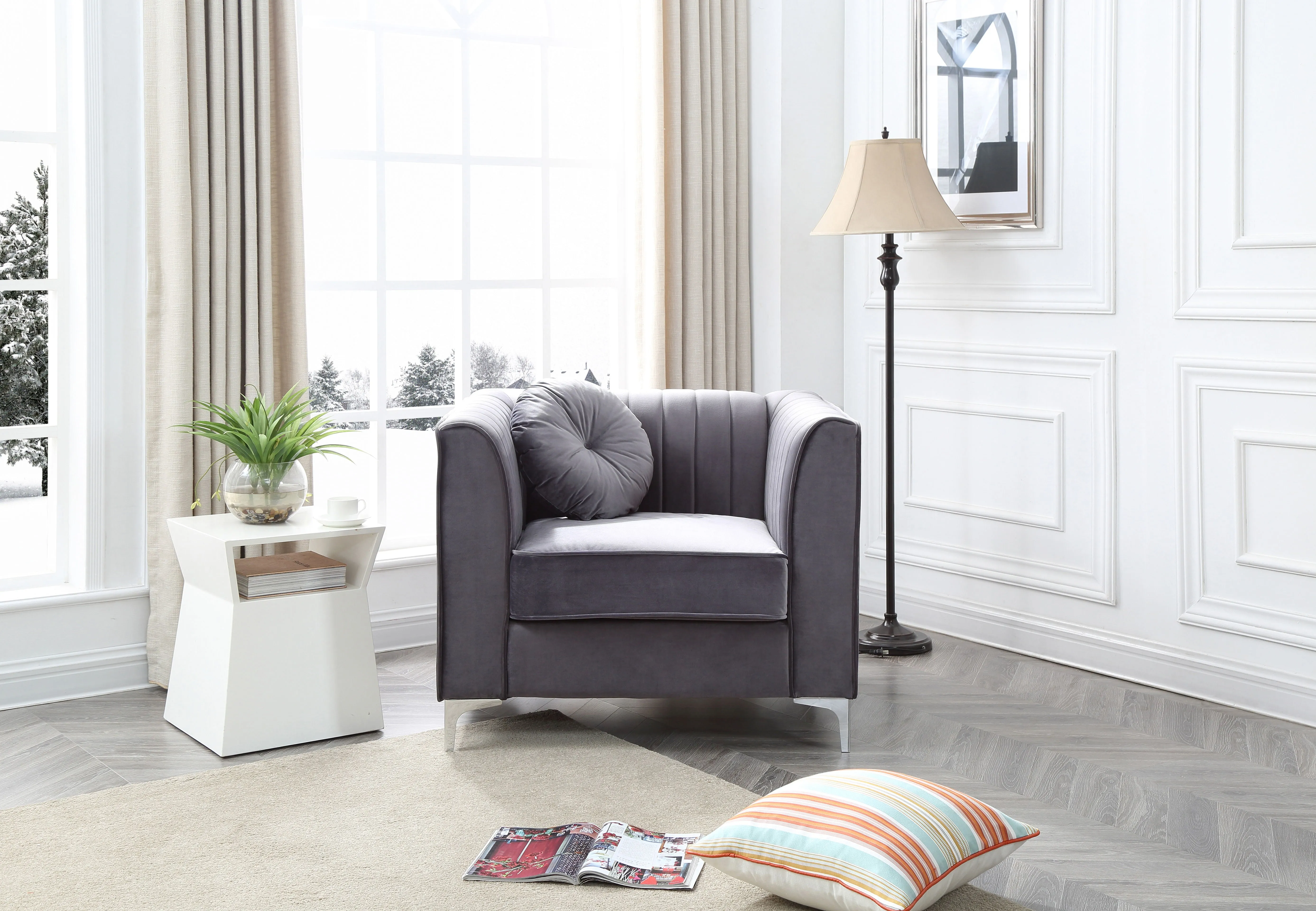 Contemporary Sloped Armchair by Couch.com