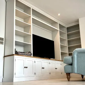 Corner TV & Media Storage Unit