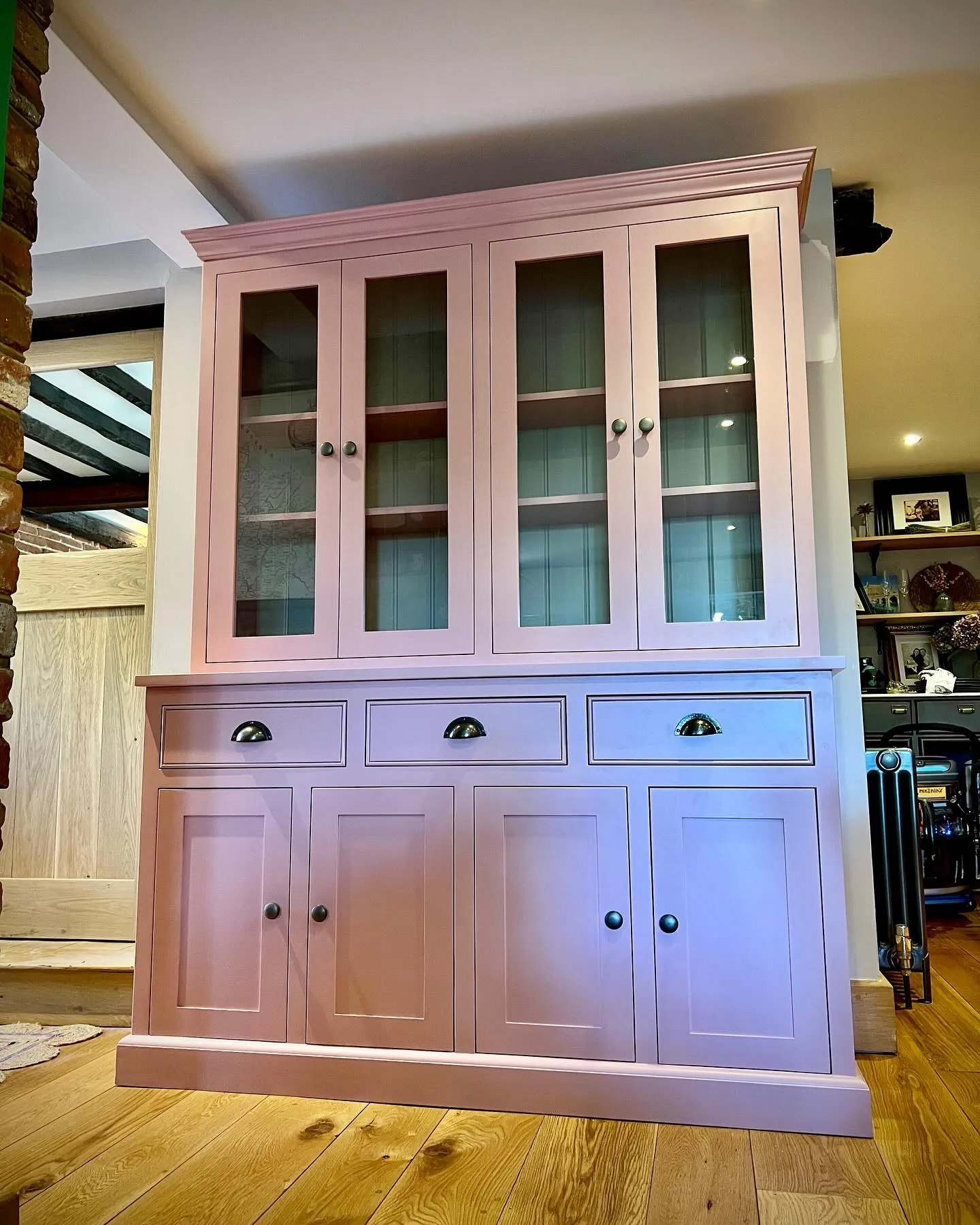 Detailed Glazed Dresser
