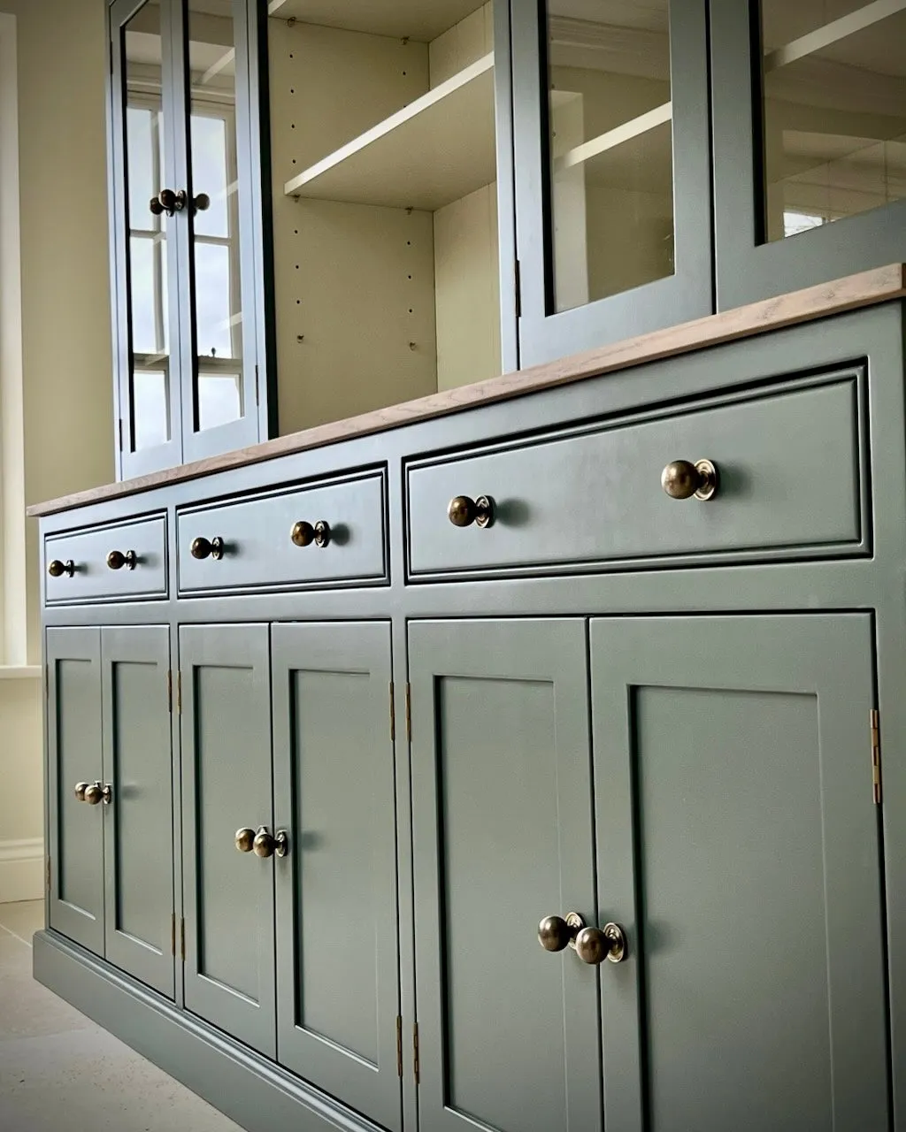 Detailed Glazed Dresser