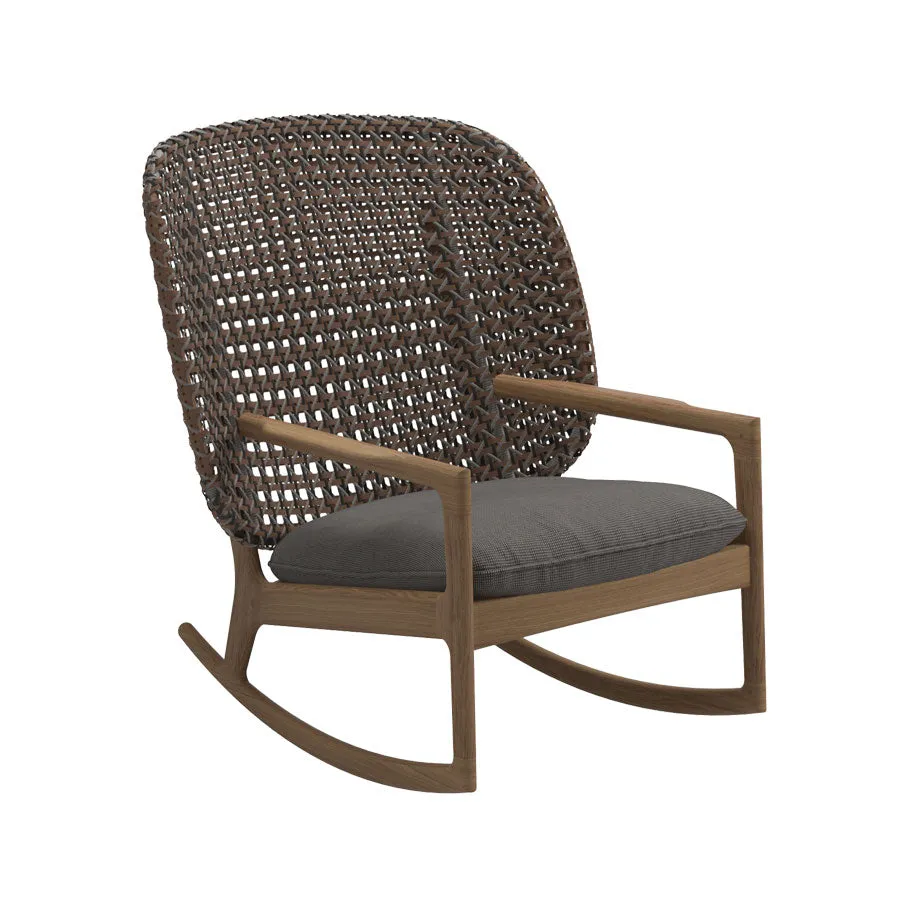 Gloster Kay High Back Rocking Chair - Brindle