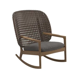 Gloster Kay High Back Rocking Chair - Brindle