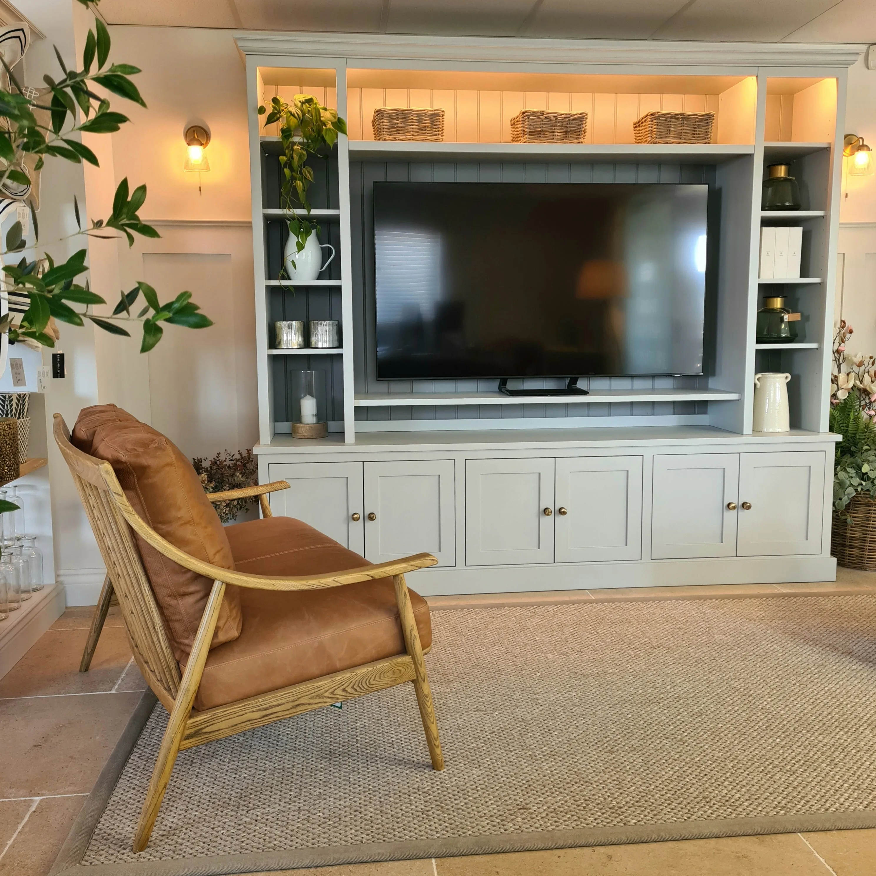Large TV & Media Storage Unit