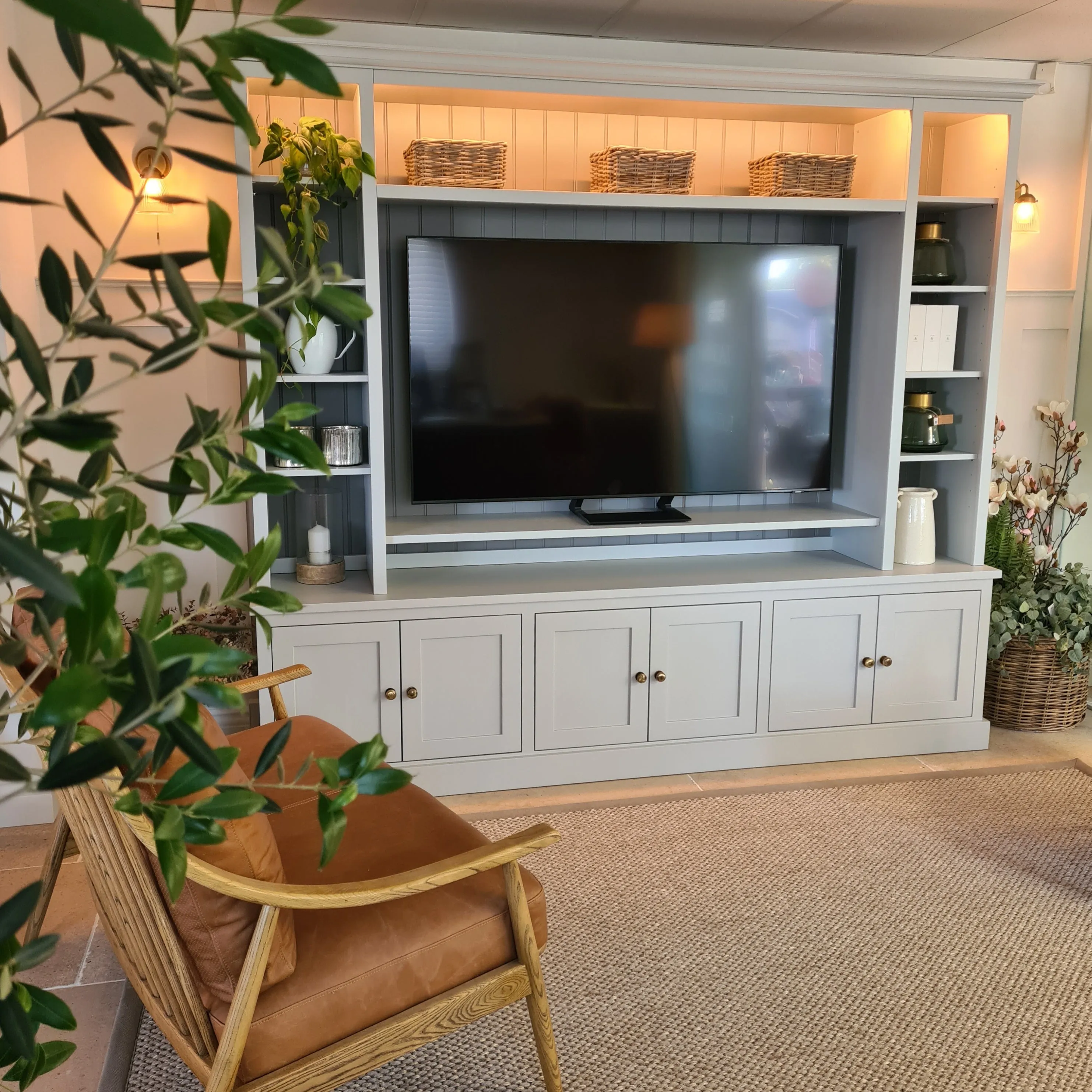 Large TV & Media Storage Unit