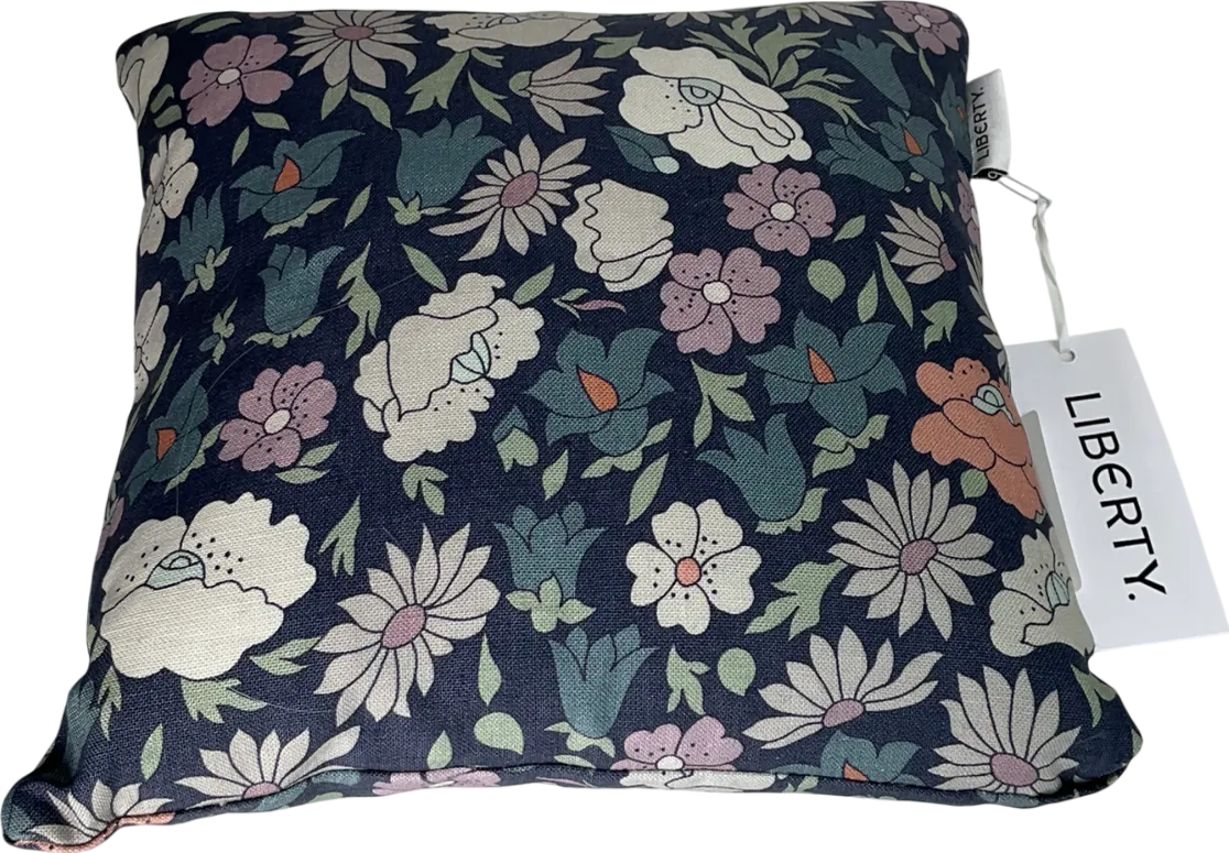 Liberty Blue Poppy Meadowfield Square Cushion One Size