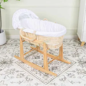 New Wooden Baby Cradle Design Corn-حامل سلة