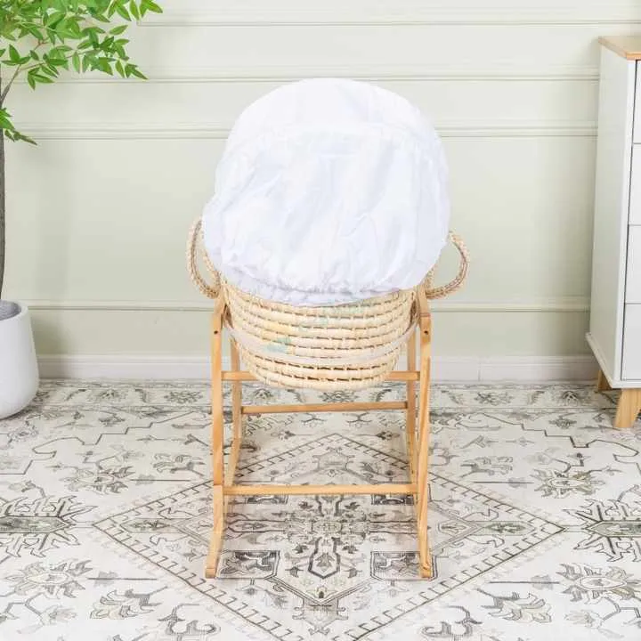 New Wooden Baby Cradle Design Corn-حامل سلة