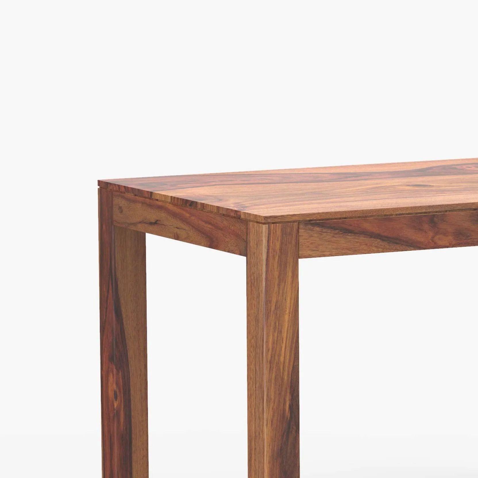 SHREE NATH JI CRAFT HOUSE Sheesham Wood 4 Seater Dining Table with 3 Chair & 1 Bench for Living Room Dining Room Sets Furniture (Honey Finish)
