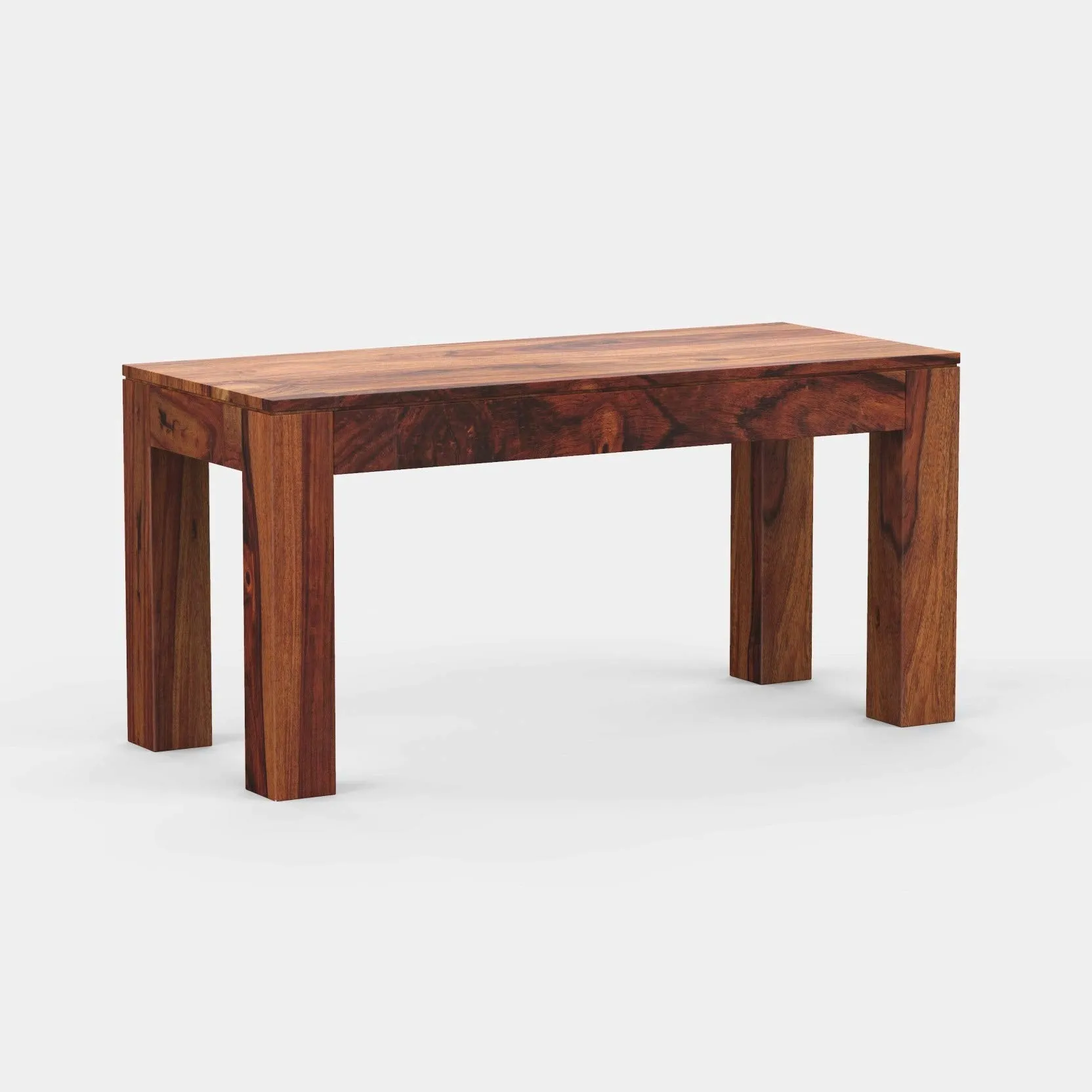 SHREE NATH JI CRAFT HOUSE Sheesham Wood 4 Seater Dining Table with 3 Chair & 1 Bench for Living Room Dining Room Sets Furniture (Honey Finish)