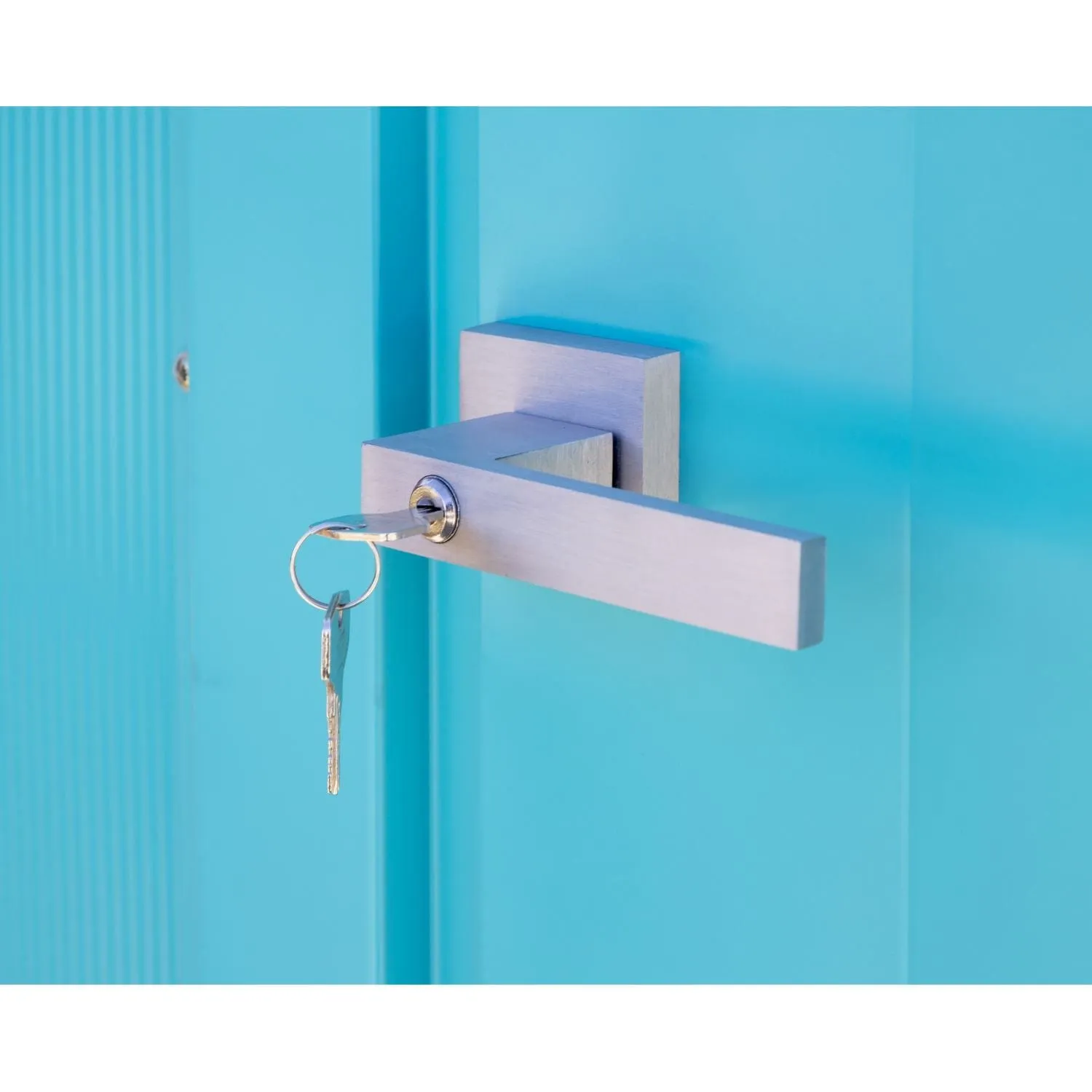 Spacemaker | Patio Shed, 4' x 3' x 6' - Teal and Anthracite
