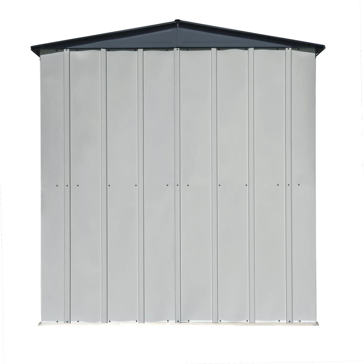 Spacemaker | Patio Shed 6' x 3' x 6' - Flute Grey and Anthracite