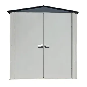 Spacemaker | Patio Shed 6' x 3' x 6' - Flute Grey and Anthracite