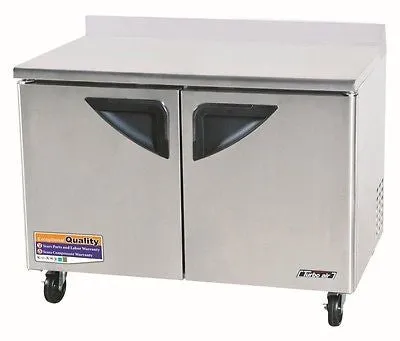Turbo Air TWR-48SD-N Super Deluxe 48" Double Door Worktop Refrigerator