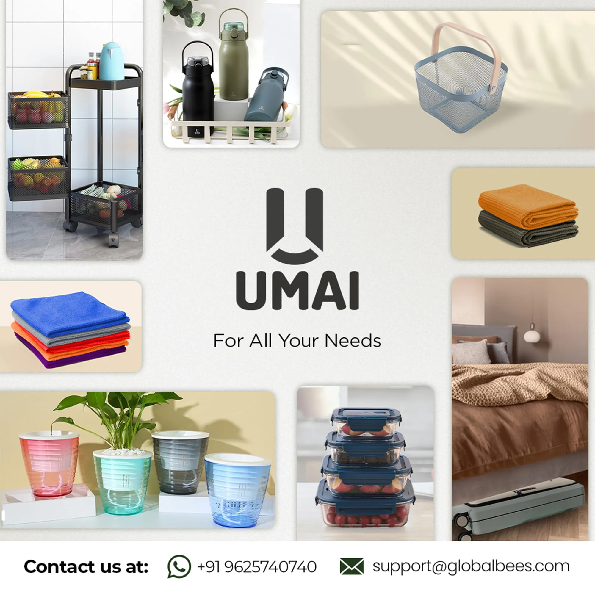 UMAI Dining Table Cloth | Dining Table Cover 6 Seater Cover Set | Water Proof Cloth Dust and Oil Repellent Washable | 6 Chairs 1 Table Cover| Trellis Pattern Grey & Yellow